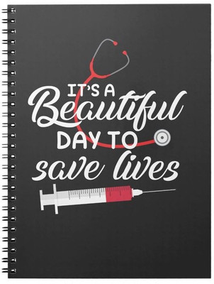 craft maniacs DOCTOR NURSE 2023 COLLECTION A5 Notebook RULED 160 Pages(Multicolor)