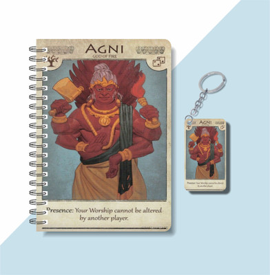 craft maniacs 2023 GOD COLLECTION A5 Notebook RULED 120 Pages(DIARY + KEYCHAIN)