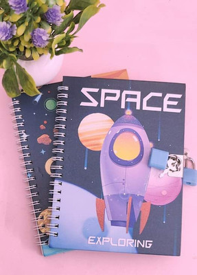 AMANVANI 1 piece A5 Diary ruled 70 Pages(Multicolor)