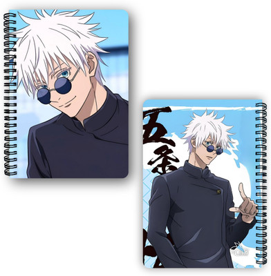 Goku Ki Dukan Jujutsu Kaisen Notebook Gojo Itadori A5 Diary Unruled 150 Pages(Mulitcolour)