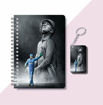 craft maniacs DHONI 2023 NOTEBOOK COLLECTION A5 Note Book RULED 160 Pages(White)