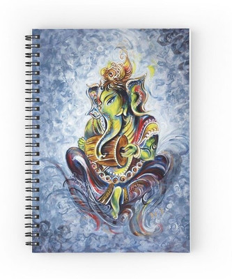 craft maniacs GANESHA COLLECTION A5 Notebook RULED 120 Pages(SHIVAY)