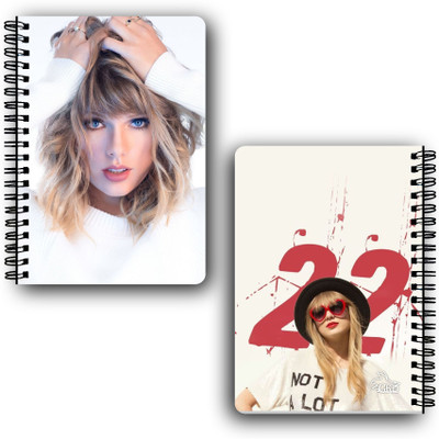 Goku Ki Dukan Taylor Swift Notebook A5 Diary Unruled 140 Pages(Mulitcolour)