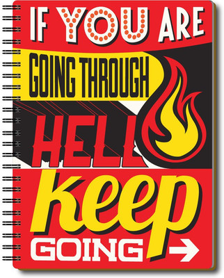 Nourish Life A5 Planner/Organizer Ruled 220 Pages(HELL)