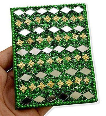 Shakuntla Handicraft DIARY WITH PEN Mini Diary unruled 100 Pages(Green, Pack of 2)