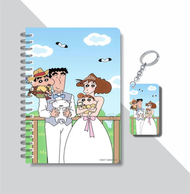 craft maniacs SHINCHAN 2023 NOTEBOOK COLLECTION A5 Notebook RULED 160 Pages(White)