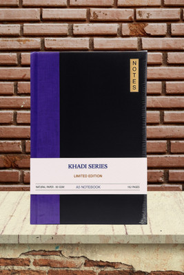 Raghav Collection Basic Office Notebook A5 A5 Diary Ruled / Lined 192 Pages(Purple, Black)