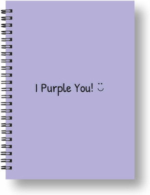3DS Notebook A5 Diary Ruled 144 Pages(Violet)