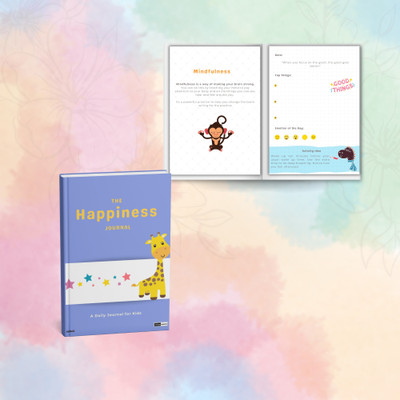ekdali My Happiness Journal A5 Journal Ruled 120 Pages(Multicolor)