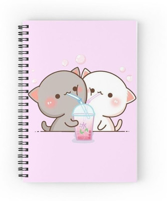 craft maniacs PEACH & GOMA COLLECTION A5 Note Book RULED 160 Pages(Multicolor)