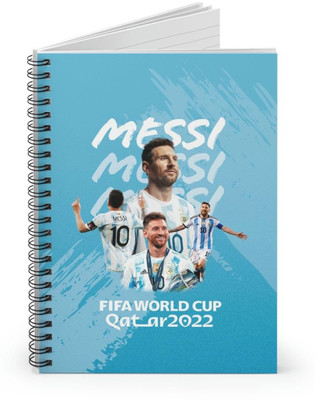craft maniacs FOOTBALLER DIARY A5 Diary RULED 120 Pages(Multicolor)