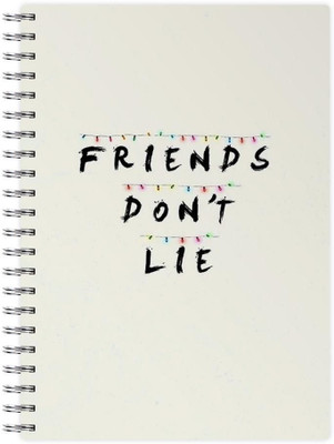 craft maniacs F.R.I.E.N.D.S NOTEBOOK A5 Diary RULED 160 Pages(Multicolor)