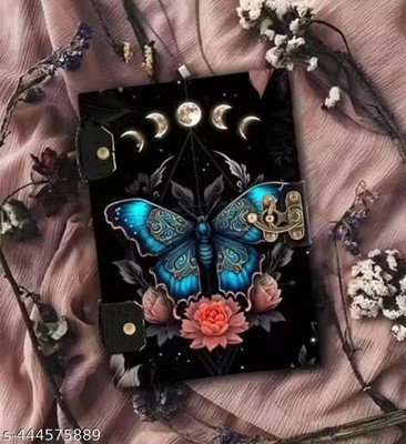 ALBILA HANDICRAFTS na A5 Diary Unruled 200 Pages(Black)
