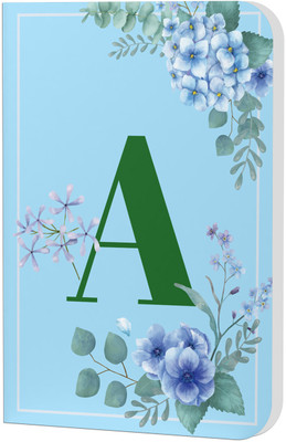 AccuPrints Initial A Premium Soft Bound Notebook A5 Diary Ruled 200 Pages(Alphabet-A)