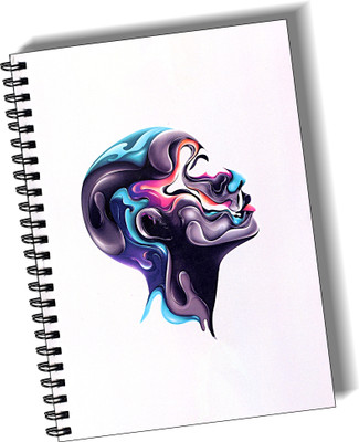 athaavicraft notebook A5 Notebook unruled 160 Pages(Multicolor)