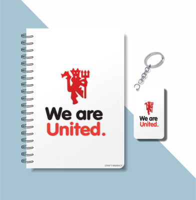 craft maniacs 2023 UNITED DIARY A5 Notebook RULED 160 Pages(Multicolor)
