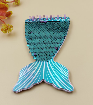 Paper Bear Mermaid A5 Diary Unruled 80 Pages(Multicolor)