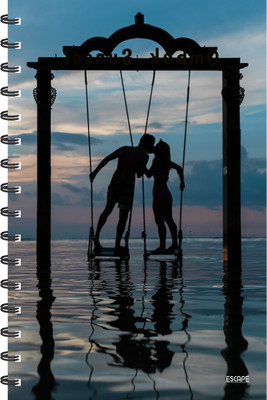 ESCAPER Couple With Frame Designer Diary A5 Diary Unruled 160 Pages(Multicolor)