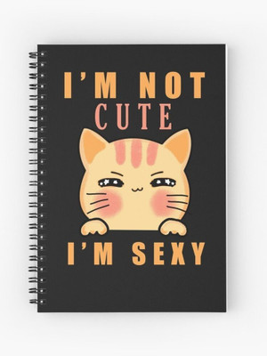 craft maniacs KITTY COLLECTION A5 Notebook RULED 160 Pages(Black)