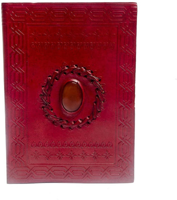 RSN Handmade Diary A5 Notebook Unruled 100 Pages(Brown)