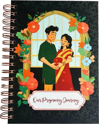 Bop Canvases Pregnancy Diary A5 Diary Printed 180 Pages(Multicolor)