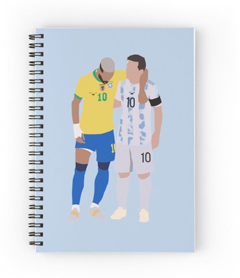 craft maniacs FOOTBALLER DIARY A5 Diary RULED 120 Pages(Multicolor)