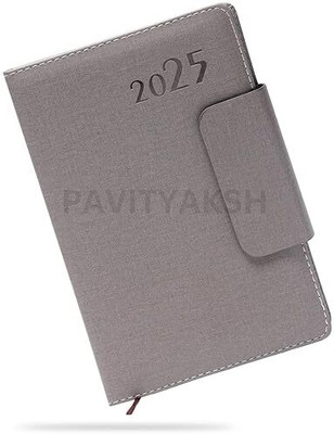 PAVITYAKSH Regular Diary/Personal A5 Diary YES 365 Pages(Grey)