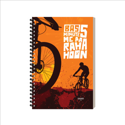 ESCAPER Dialogue Diary A5 Diary Ruled 160 Pages(Bas 5 Minute Me)
