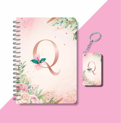 craft maniacs A5 NOTEBOOK + KEYCHAIN COLLECTION A5 Notebook RULED 160 Pages(Multicolor)