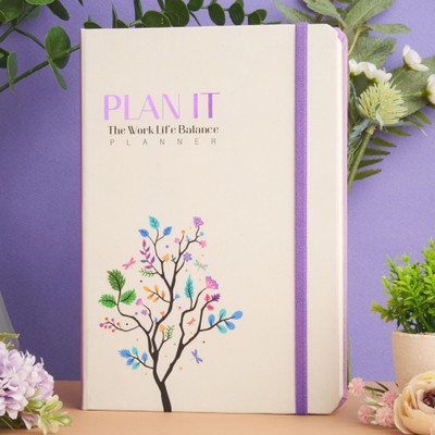 Doodle Undated Achieve Work Life Balance A5 Planner/Organizer Ruled 336 Pages(Plan It)