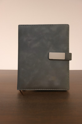 GetGoods Notebook A5 Diary ruled 300 Pages(Grey)