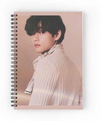 craft maniacs BTS V A5 RULED 160 PAGES DIARY A5 Diary RULED 160 Pages(Multicolor)