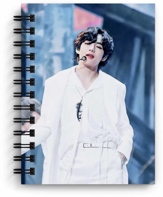 craft maniacs BTS 2023 NEW DIARY COLLECTION A5 Notebook RULED 160 Pages(White)