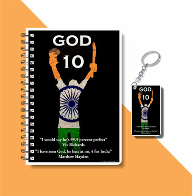 craft maniacs TENDULKAR 2023 NOTEBOOK COLLECTION A5 Diary RULED 160 Pages(White)