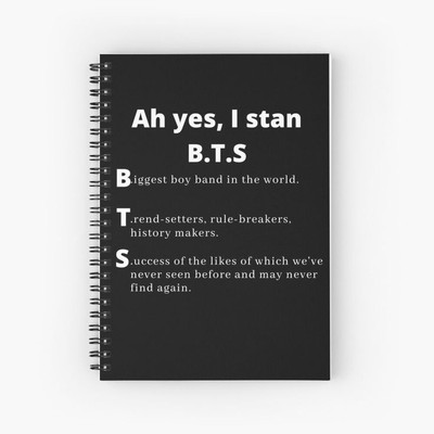 craft maniacs BTS 2023 DIARY A5 Notebook RULED 120 Pages(Multicolor)