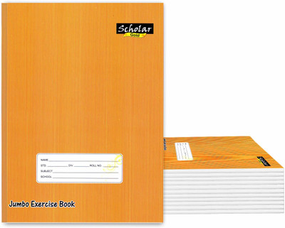 Chirantanee Jumbo A5 Notebook Unruled 112 Pages(Brown, Pack of 8)