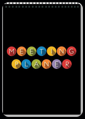 Nourish Meeting Planner_DRY A4 Planner/Organizer Ruled 75 Pages(Black)