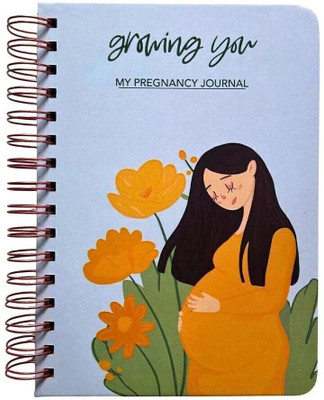 Bop Canvases Pregnancy Diary A5 Diary Printed 180 Pages(Multicolor)