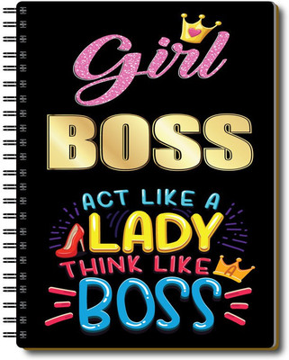 Nourish 12 Month Life Planner A5 Planner/Organizer Ruled 200 Pages(BOSSGIRL)