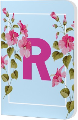 AccuPrints Initial R Premium Soft Bound Notebook A5 Diary Ruled 200 Pages(Alphabet-R)