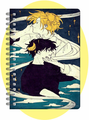 craft maniacs BANANA FISH COLLECTION A5 Notebook RULED 160 Pages(Multicolor)