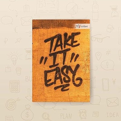 Aperture 1 A5 Diary Ruled 160 Pages(Take it easy)
