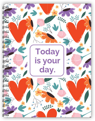 TimeWise 12 Month Undated Regular Planner 135 Pages A5 Planner Unruled 135 Pages(Multicolor)