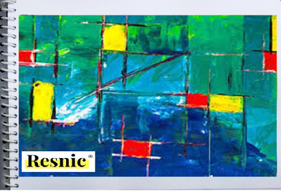 Resnic PLAIN PAGE LANDSCAPE NOTEBOOK A4 A4 Notebook PLAIN PAGE 500 Pages(Multicolor)