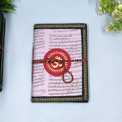 Diwam handicrafts 1 A7 Diary unrule 42 Pages(light pink)