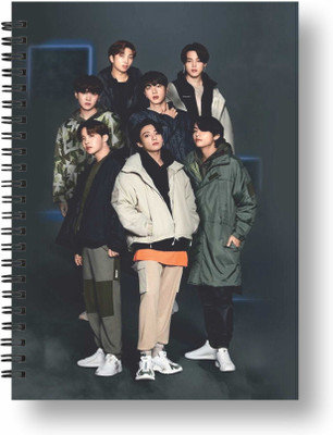 3DS Notebook A5 Diary Ruled 144 Pages(Multicolor, Black)