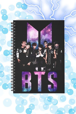 craft maniacs BTS 2023 DIARY A5 Notebook RULED 120 Pages(Multicolor)