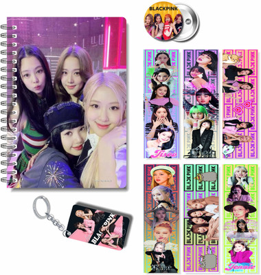 craft maniacs 2023 BLACKPINK DIARY & 3 FREEBIE COLLECTION A5 Diary RULED 160 Pages(BLACKPINK SPECIAL)