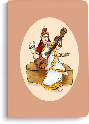 Doodle Monk Kadhambam SARASWATHI A6 Notebook & Bookmark Combo A6 Notebook Unruled 64 Pages(Multicolor)