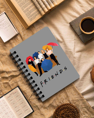 Warner Bros. Friends Theme Wiro A5 Diary Unruled 120 Pages(multicolor11)